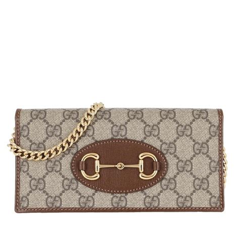 gucci horsebit wallet on chain